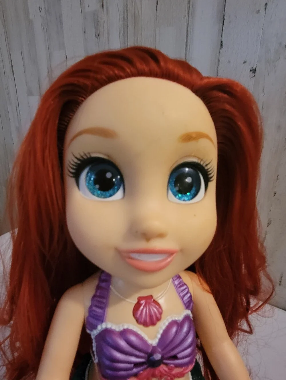 Disney Princess Ariel Sparkle Mermaid Doll Talks Sings 14